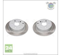 Kit 2x dischi freno JParts Posteriore per TOYOTA AVENSIS gki