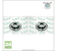 Kit 2x dischi freno LPR Anteriore per FORD COURIER FIESTA ESCORT ORION