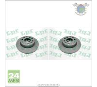 Kit 2x dischi freno LPR Posteriore per AUDI A3 SEAT TOLEDO III ALTEA LEON SK byz