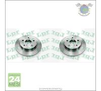 Kit 2x dischi freno LPR Posteriore per TOYOTA COROLLA AURIS
