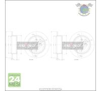 Kit 2x dischi freno Maxgear Posteriore per TOYOTA COROLLA YARIS