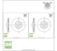 Kit 2x dischi freno Metelli Anteriore per ALFA ROMEO GIULIETTA SPIDER BRERA 159