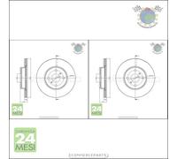 Kit 2x dischi freno Metelli Anteriore per ASTON MARTIN CYGNET TOYOTA IQ