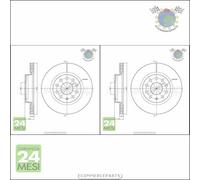 Kit 2x dischi freno Metelli Anteriore per AUDI A3 SEAT TOLEDO III ALTEA LEON SK