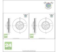 Kit 2x dischi freno Metelli Anteriore per AUDI Q5 A5 A4
