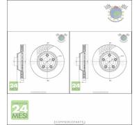 Kit 2x dischi freno Metelli Anteriore per AUDI Q7 PORSCHE CAYENNE VW TOUAREG #sa