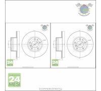 Kit 2x dischi freno Metelli Anteriore per BMW 5 E34 525 524 520 518
