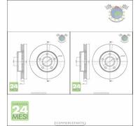 Kit 2x dischi freno Metelli Anteriore per FORD SCORPIO