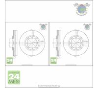 Kit 2x dischi freno Metelli Anteriore per HONDA ACCORD IV V