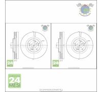 Kit 2x dischi freno Metelli Anteriore per HONDA ACCORD VIII IX