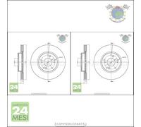 Kit 2x dischi freno Metelli Anteriore per HONDA PRELUDE IV CIVIC VII VI STREAM