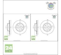 Kit 2x dischi freno Metelli Anteriore per HYUNDAI i10 KIA PICANTO #tp