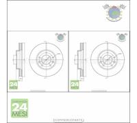 Kit 2x dischi freno Metelli Anteriore per KIA CARNIVAL #vb