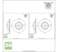 Kit 2x dischi freno Metelli Anteriore per MAZDA MX-5 #s6