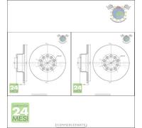 Kit 2x dischi freno Metelli Anteriore per MERCEDES 123 300 280 250 240 230 220