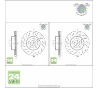 Kit 2x dischi freno Metelli Anteriore per MERCEDES CLASSE C 300 280 250 230 220