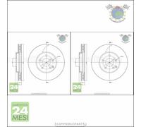 Kit 2x dischi freno Metelli Anteriore per MERCEDES CLASSE E 350 320 280 240