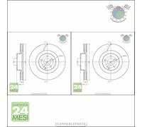 Kit 2x dischi freno Metelli Anteriore per MERCEDES CLASSE S 500 450 420 400 350
