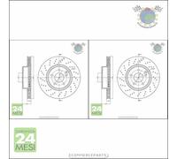 Kit 2x dischi freno Metelli Anteriore per MERCEDES SL 500 350