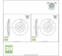 Kit 2x dischi freno Metelli Anteriore per NISSAN PATHFINDER NP300