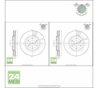 Kit 2x dischi freno Metelli Anteriore per NISSAN PATHFINDER NP300 #vg