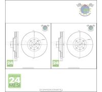 Kit 2x dischi freno Metelli Anteriore per OPEL MERIVA A CORSA C TIGRA COMBO