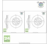 Kit 2x dischi freno Metelli Anteriore per RENAULT 21