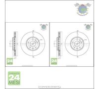 Kit 2x dischi freno Metelli Anteriore per RENAULT LATITUDE SCENIC MEGANE LAGUNA