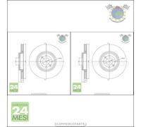 Kit 2x dischi freno Metelli Anteriore per RENAULT SCENIC GRAND