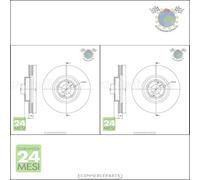 Kit 2x dischi freno Metelli Anteriore per TOYOTA AVENSIS #su