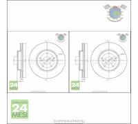 Kit 2x dischi freno Metelli Anteriore per TOYOTA COROLLA AURIS