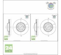 Kit 2x dischi freno Metelli Anteriore per TOYOTA COROLLA AVENSIS