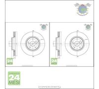 Kit 2x dischi freno Metelli Anteriore per TOYOTA COROLLA AVENSIS VERSO AURIS