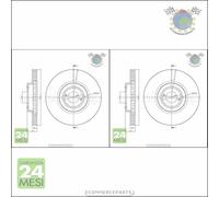 Kit 2x dischi freno Metelli Anteriore per TOYOTA COROLLA #ri