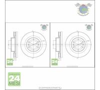 Kit 2x dischi freno Metelli Anteriore per TOYOTA LAND CRUISER #uc