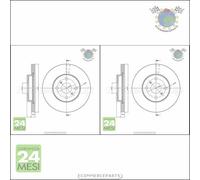 Kit 2x dischi freno Metelli Anteriore per TOYOTA YARIS MR2