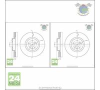 Kit 2x dischi freno Metelli Anteriore per VOLVO XC70 V70 V60 S80 S60