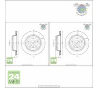Kit 2x dischi freno Metelli Posteriore per BMW X1 E84 xDrive sDrive 3 E93 325 3