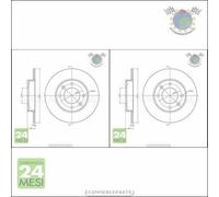 Kit 2x dischi freno Metelli Posteriore per CITROEN BERLINGO XSARA C4 I C3 C2 PE