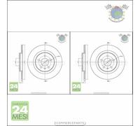 Kit 2x dischi freno Metelli Posteriore per CITROEN C8 FIAT ULYSSE LANCIA PHEDRA