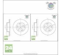 Kit 2x dischi freno Metelli Posteriore per HONDA ACCORD VII