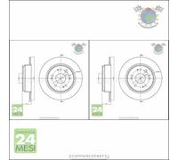 Kit 2x dischi freno Metelli Posteriore per HONDA CR-V II