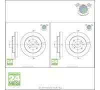 Kit 2x dischi freno Metelli Posteriore per HONDA JAZZ III