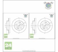 Kit 2x dischi freno Metelli Posteriore per HYUNDAI ix20 KIA VENGA