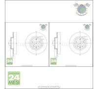 Kit 2x dischi freno Metelli Posteriore per JAGUAR E-PACE LAND ROVER DISCOVERY