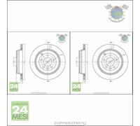 Kit 2x dischi freno Metelli Posteriore per LAND ROVER RANGE I DISCOVERY III IV
