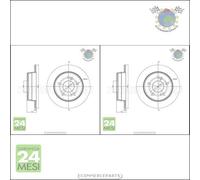 Kit 2x dischi freno Metelli Posteriore per MERCEDES CLASSE E 300 280 250 220 20