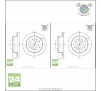 Kit 2x dischi freno Metelli Posteriore per NISSAN TERRANO