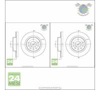 Kit 2x dischi freno Metelli Posteriore per OPEL ZAFIRA B / ASTRA H