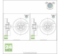 Kit 2x dischi freno Metelli Posteriore per RENAULT ESPACE VEL